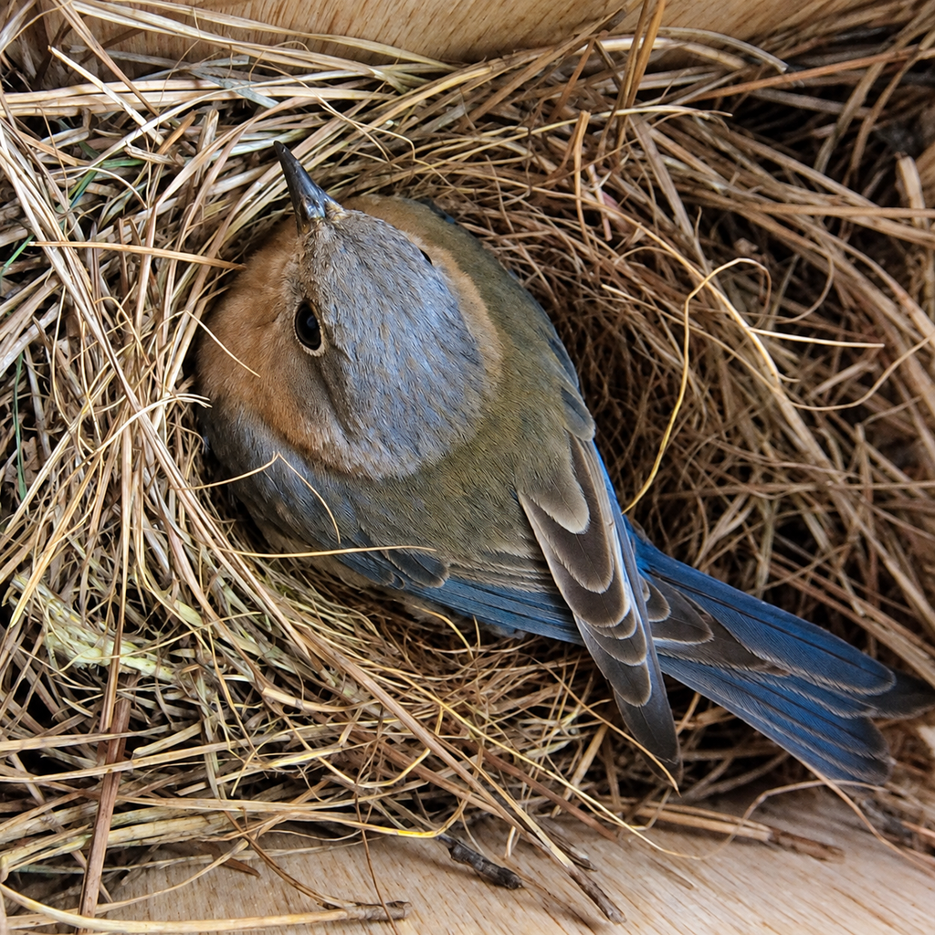 Handcrafted Cedar Bluebird Nest Box